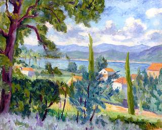 Saint-Tropez, View over the Gulf