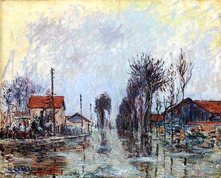 The Red Roofs in Winter