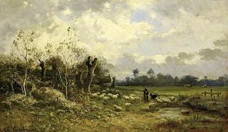 Shepard with Sheep