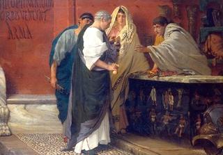 The Armourer's shop in ancient Rome