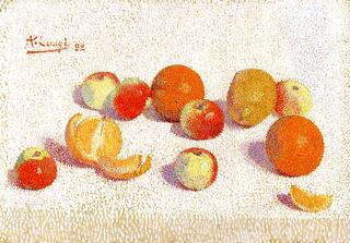 Still Life with Apples and Oranges