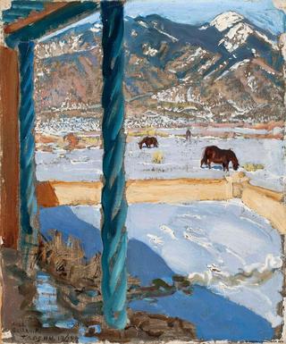 Taos Home in Sunlight