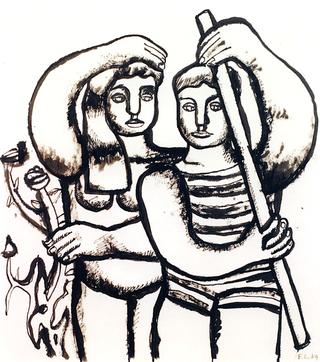 Couple of Bathers