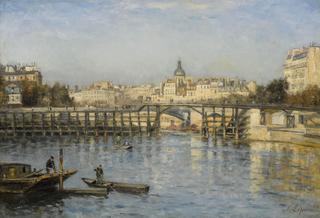 The Seine with Bridge and Boom