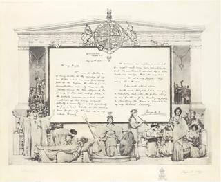 A Border for the King's Letter to the Nation