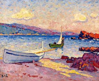 Fishing Boats on an Inlet