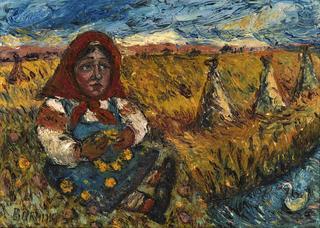 Girl with a Daffodil Wreath