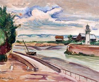 The Port of Honfleur, Low Tide