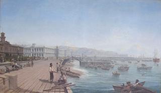 Old pier of Valparaiso