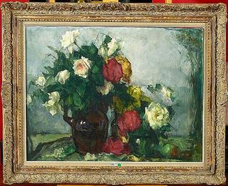 Vase with Roses