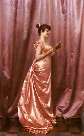 Elegant Lady in Pink