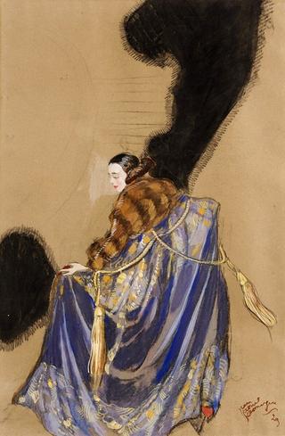 Femme au vison