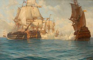 The Battle of Trafalgar, 21 October 1805