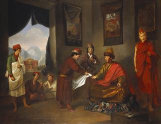 The Teshu Lama (d 1780) Giving Audience