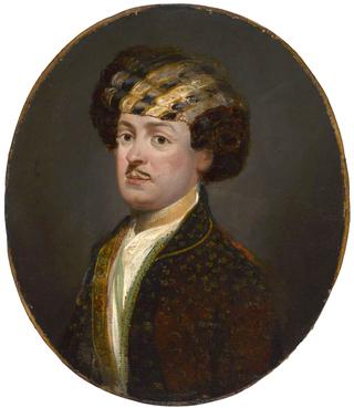Major William Davy (d.1784), Bengal Army, Persian Secretary to the Governor-General, in Persian Dres