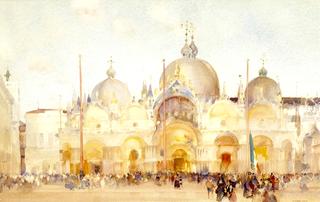 November Twilight, Piazza San Marco, Venice