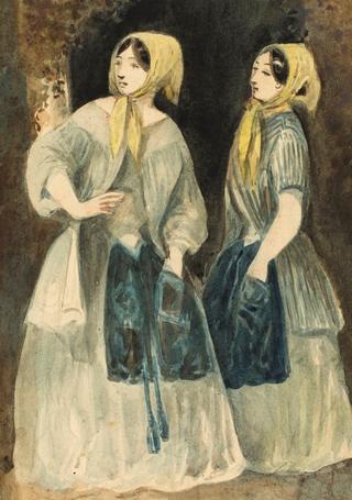 Two Women in Yellow Kerchiefs