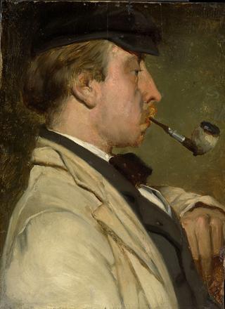 Portrait of Ludwig Casimir ('Louis') Sierig (1834-1919), Painter