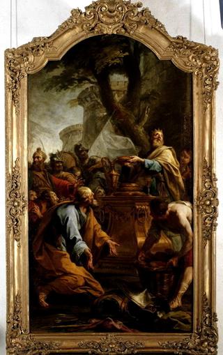 The offering of Melchisedek