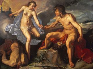Juno Receiving the Eyes of Argus from Mercury