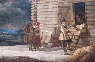 Gustav Vasa on the farm of Anders Perssons