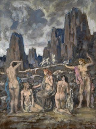 Scene by the Mountains