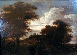 Thatched Cottage in a Clump of Trees