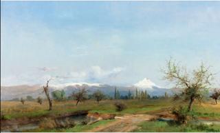 Landscape in Central Chile