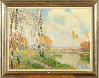 The Pond in Autumn