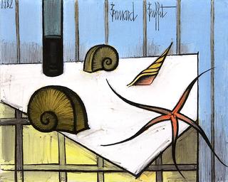 Still Life with Starfish and Shells