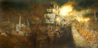 The Storming of Zeebrugge Mole, St George's Day, 23 April 1918