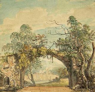 View through a Ruined Arch