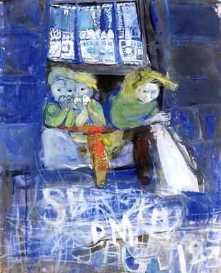 Three Children at a Tenement Window