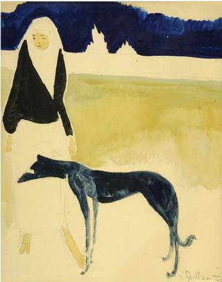 Woman with a Dog