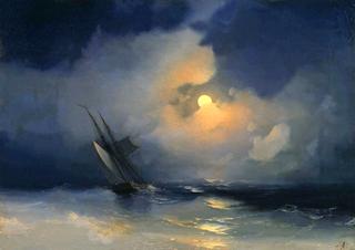 Storm on the Sea at Night