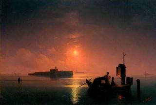Venetian Lagoon at Night