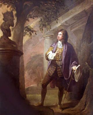Sir Thomas Cookes Contemplating the Bust of King Alfred
