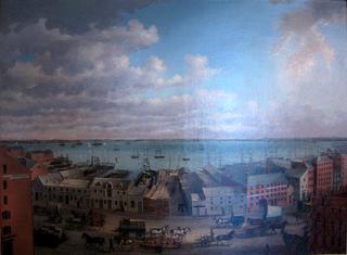 View of Boston Harbor