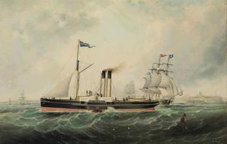 The paddle steamer George Peabody