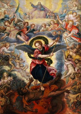 The Last Judgement with St. Michael Fighting with Satan