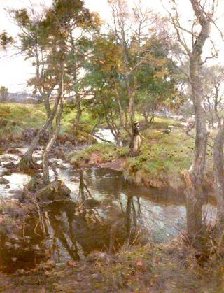 Evensong: the Brook at Halton Green