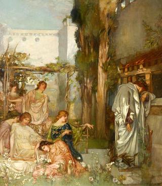 Orpheus Overcome with Grief