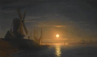 A Moonlit Night on the Dnieper
