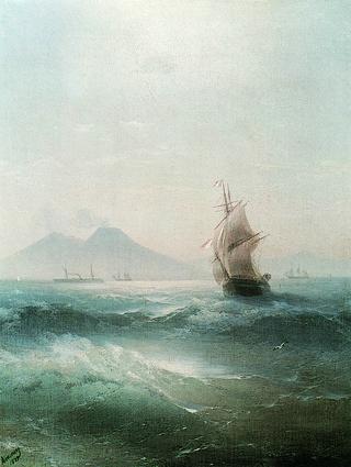 The Bay of Naples, View of Vesuvius