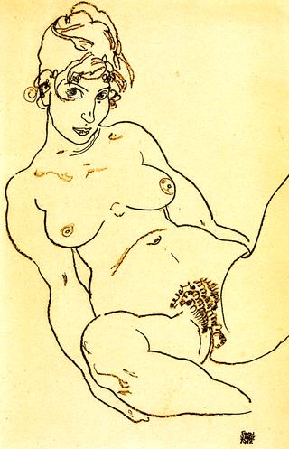 Female Nude with Legs Spread