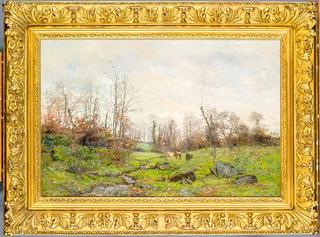 Cows by Stream