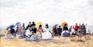 Trouville, Beach Scene