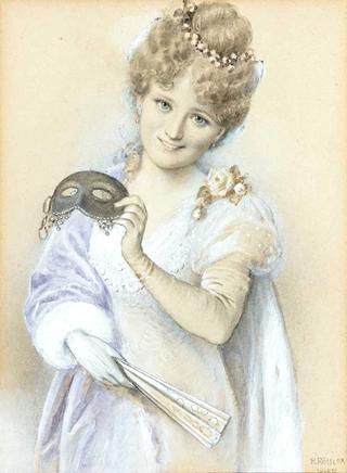 Woman with a Mask