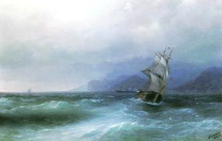 Sailing Ship at Sea