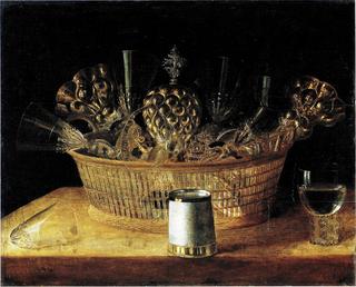 Basket of glasses